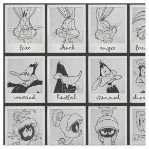 LOONEY TUNES™キャラクター感情チャート ファブリック
