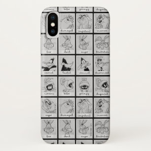 LOONEY TUNES™キャラクター感情チャート iPhone X ケース