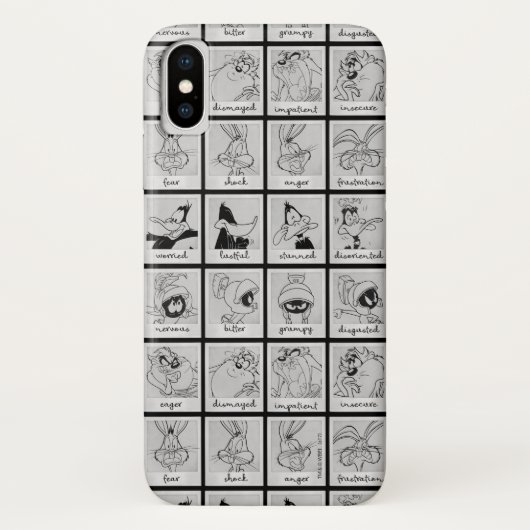 LOONEY TUNES™キャラクター感情チャート Case-Mate iPhoneケース (裏面)