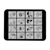LOONEY TUNES™キャラクター感情図 マグネット (横)