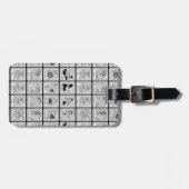 LOONEY TUNES™キャラクター感情図 ラゲッジタグ (正面横)