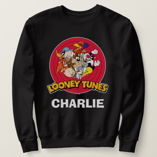 LOONEY TUNES™キャラクター・ロゴ スウェットシャツ (デザイン正面)