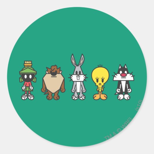 LOONEY TUNES™グループフォトオペレーション ラウンドシール (正面)