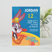 LOONEY TUNES™ショー誕生日 招待状 (スタンド正面)