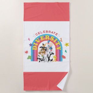 LOONEY TUNES™ – ダイバ祝シティプライドレインボー ビーチタオル