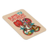 LOONEY TUNES™ |テすごいレビ土曜日の朝 マグネット (右側)