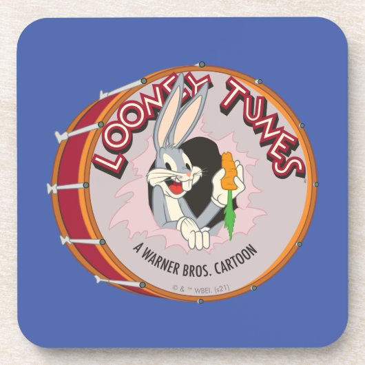 LOONEY TUNES™ドラム内のバグBUNNY™ コースター (正面)