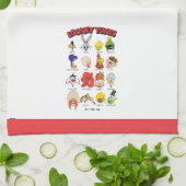 LOONEY TUNES™ヘッドショット キッチンタオル (折り畳み)