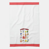 LOONEY TUNES™ヘッドショット キッチンタオル (縦)