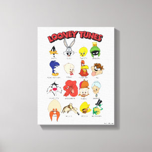 LOONEY TUNES™ヘッドショット キャンバスプリント