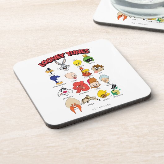 LOONEY TUNES™ヘッドショット コースター (左側)