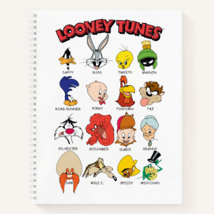 LOONEY TUNES™ヘッドショット ノートブック