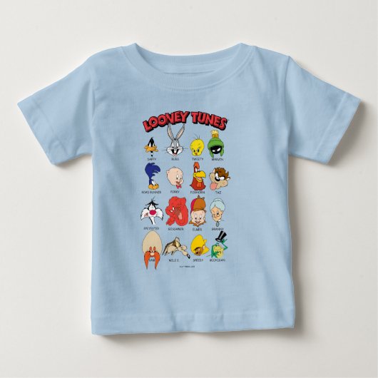 LOONEY TUNES™ヘッドショット ベビーTシャツ (正面)