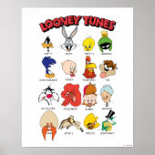 LOONEY TUNES™ヘッドショット ポスター (正面)