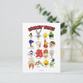 LOONEY TUNES™ヘッドショット ポストカード (スタンド正面)