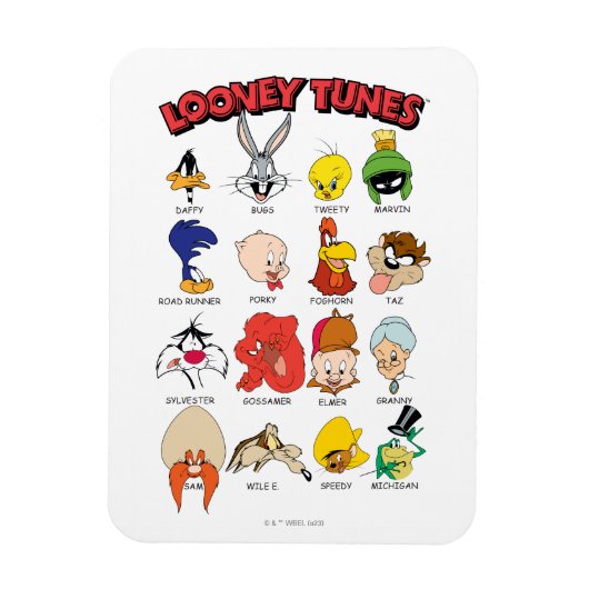 LOONEY TUNES™ヘッドショット マグネット (縦)