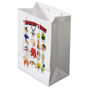LOONEY TUNES™ヘッドショット ミディアムペーパーバッグ