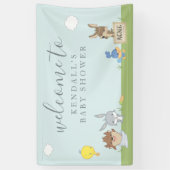 LOONEY TUNES™ベビーシャワーへようこそ 横断幕 (縦)