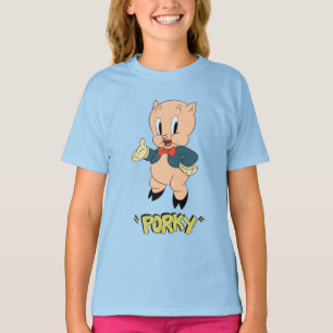 LOONEY TUNES™レトロ笑 ポーキー·ピッグ Tシャツ