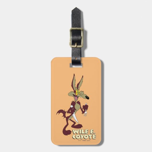 LOONEY TUNES™レトロ笑| WILE E.COYOTE™ ラゲッジタグ (正面縦)