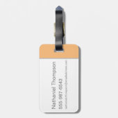 LOONEY TUNES™レトロ笑| WILE E.COYOTE™ ラゲッジタグ (裏面縦)