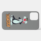 LOONEY TUNES™レトロ |シルベスター™ Case-Mate iPhoneケース (裏面 (横))