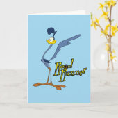 LOONEY TUNES™レトロ |ロードランナー™ カード (黄色い花)