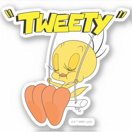 LOONEY TUNES™レトロ | TWEETY™ シール (正面)