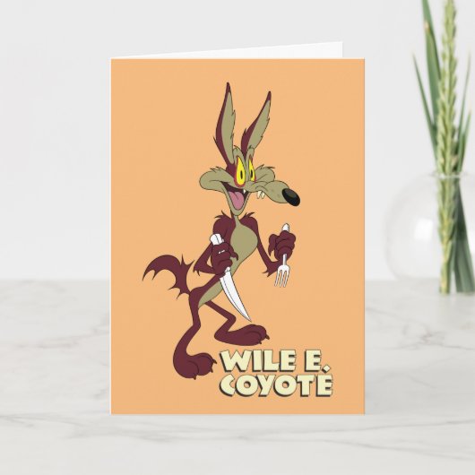 LOONEY TUNES™レトロ | WILE E. COYOTE™ カード (正面)