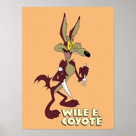 LOONEY TUNES™レトロ | WILE E. COYOTE™ ポスター (正面)