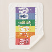 LOONEY TUNES™ – 全来色の愛 シェルパブランケット (正面)