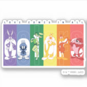 LOONEY TUNES™ – 全来色の愛 シール (正面)