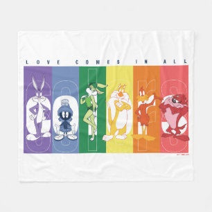 LOONEY TUNES™ – 全来色の愛 フリースブランケット