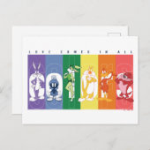 LOONEY TUNES™ – 全来色の愛 ポストカード (正面/裏面)