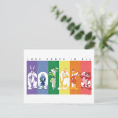 LOONEY TUNES™ – 全来色の愛 ポストカード (スタンド正面)