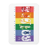 LOONEY TUNES™ – 全来色の愛 マグネット (縦)