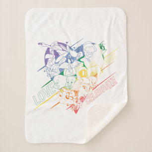 LOONEY TUNES™ – 愛と祝愛 シェルパブランケット