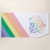 LOONEY TUNES™ – 愛と祝 ビーチタオル (正面)