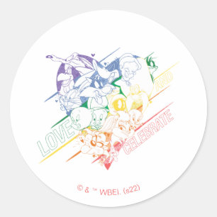 LOONEY TUNES™ – 愛と祝 ラウンドシール