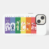 LOONEY TUNES™ - 愛はあらゆる色に溢れて iPhoneケース (裏面横)