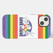 LOONEY TUNES™ - 愛は愛 iPhoneケース (裏面横)