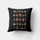 LOONEY TUNES™絵文字グラフ クッション (裏面)