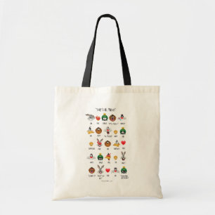 LOONEY TUNES™絵文字グラフ トートバッグ