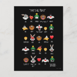 LOONEY TUNES™絵文字グラフ ポストカード