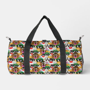 LOONEY TUNES™絵文字パターン ダッフルバッグ