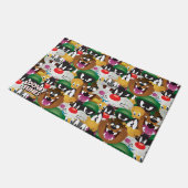 LOONEY TUNES™絵文字パターン ドアマット (アングル)
