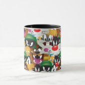 LOONEY TUNES™絵文字パターン マグカップ (中央)