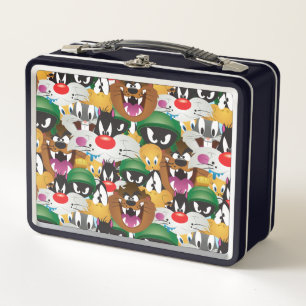 LOONEY TUNES™絵文字パターン メタルランチボックス