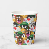 LOONEY TUNES™絵文字パターン 紙コップ (裏面)