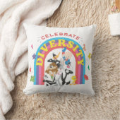LOONEY TUNES™ - Celebrate Diversity Pride Rainbow クッション (ブランケット)